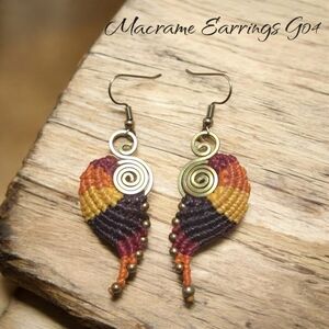 Colorful Macrame Earrings